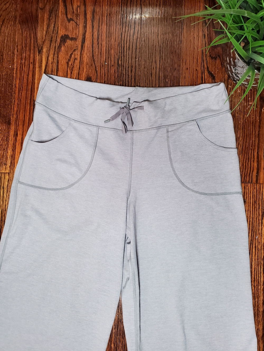 Lululemon Women's Still Pants (Regular) Full-On Luon Heathered Medium Gray Sz 12 - Picture 10 of 16